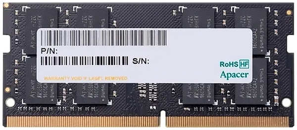 Оперативная память Apacer ES.16G21.GSH DDR4 16GB 3200МГц SO-DIMM