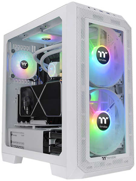 Корпус для компьютера Thermaltake View 300 MX Snow White MidiTower (CA-1P6-00M6WN-00) 372662624