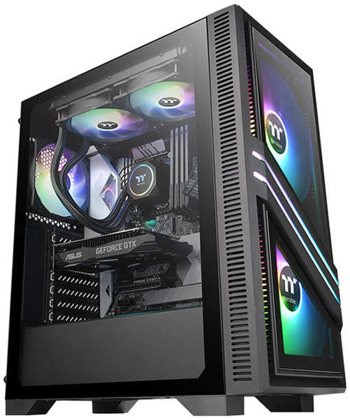 Корпус для компьютера Thermaltake Versa T35 TG RGB MidiTower (CA-1R7-00M1WN-00)