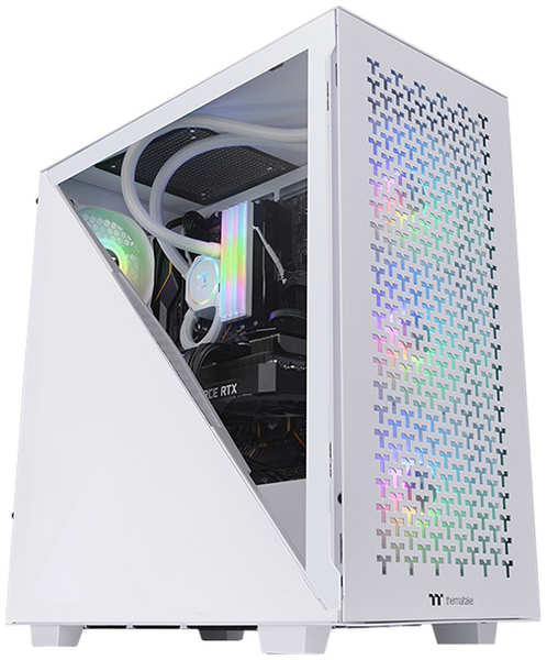 Корпус для компьютера Thermaltake Divider 300 TG Air Snow MidiTower (CA-1S2-00M6WN-02) 372662666