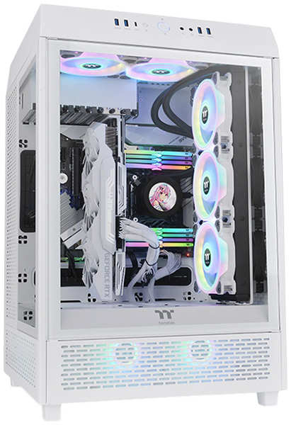 Корпус для компьютера Thermaltake The Tower 500 Snow FullTower (CA-1X1-00M6WN-00)