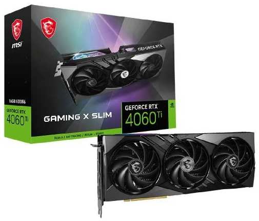 Видеокарта MSI NVIDIA GeForce RTX 4060 Ti GAMING X SLIM 16GB (RTX 4060 Ti GAMING X SLIM 16G)