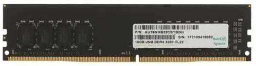 Оперативная память Apacer 16Gb DDR4 3200MHz DIMM (EL.16G21.GSH)