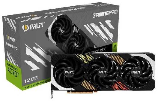 Видеокарта Palit NVIDIA GeForce RTX 4070 Ti GamingPro 12GB (NED407T019K9-1043A)