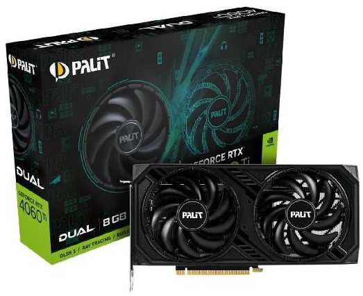 Видеокарта Palit GeForce RTX 4060 Ti Dual 8GB