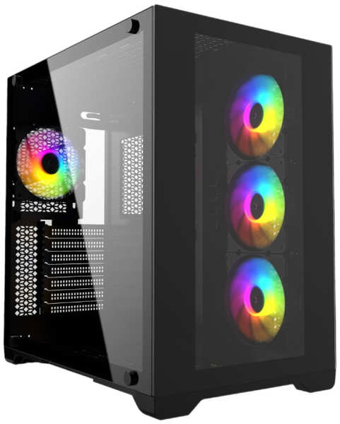 Корпус для компьютера Powercase Vision MidiTower (CVBA-L4)