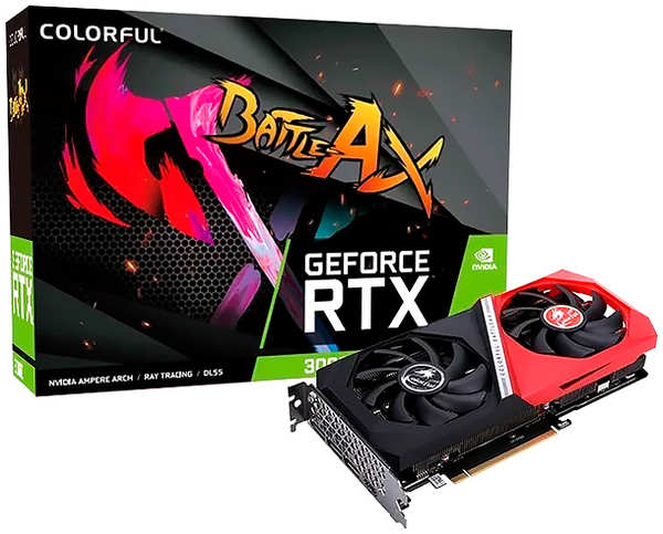 Видеокарта Colorful NVIDIA GeForce RTX 3060 12Gb LHR (RTX 3060 NB DUO 12G V2 L-V) 372662930