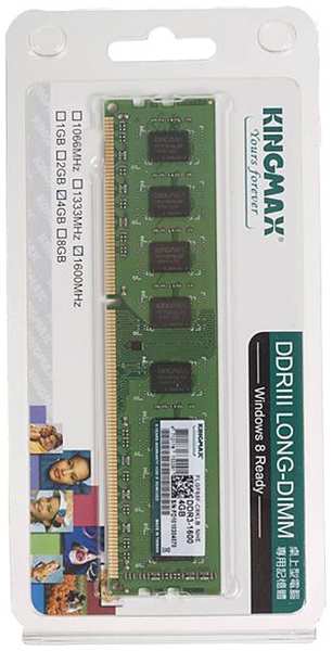 Оперативная память Kingmax DDR3 4GB 1600MHz DIMM (KM-LD3-1600-4GS) 372663734