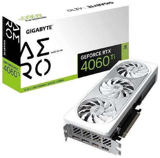 Видеокарта GIGABYTE GeForce RTX 4060 Ti AERO OC 8G 372665137