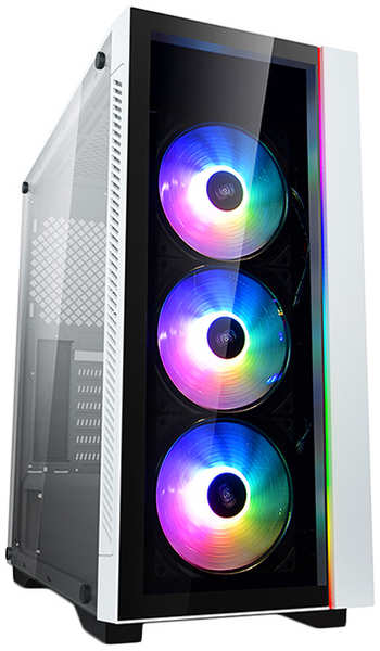 Корпус для компьютера Deepcool MATREXX 55 V3 ADD-RGB WH 3F White (DP-ATX-55V3-AR-WH-3F) 372667534