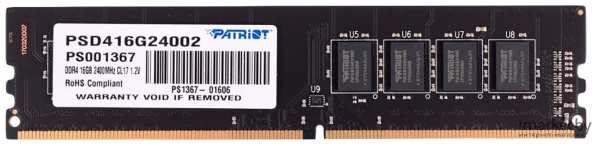 Оперативная память Patriot 16GB Signature (PSD416G24002) 372669052
