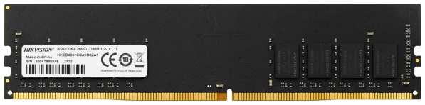 Оперативная память Hikvision DDR4 U1 8GB 2666MHz (HKED4081CBA1D0ZA1/8G)