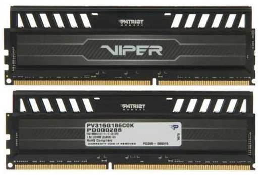 Оперативная память Patriot 16GB Viper 3 DDR3 1866Mhz (PV316G186C0K)