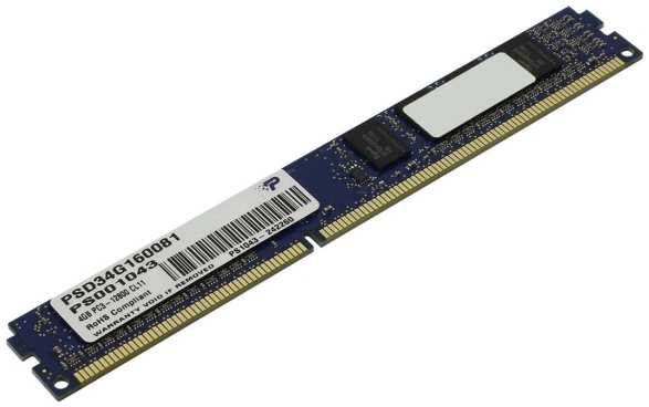 Оперативная память Patriot 4GB Signature DDR3 1600Mhz (PSD34G160081) 372669964
