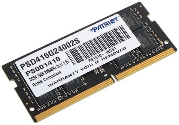 Оперативная память Patriot Memory Signature PSD416G24002S DDR4 16ГБ 2400МГц 372669998