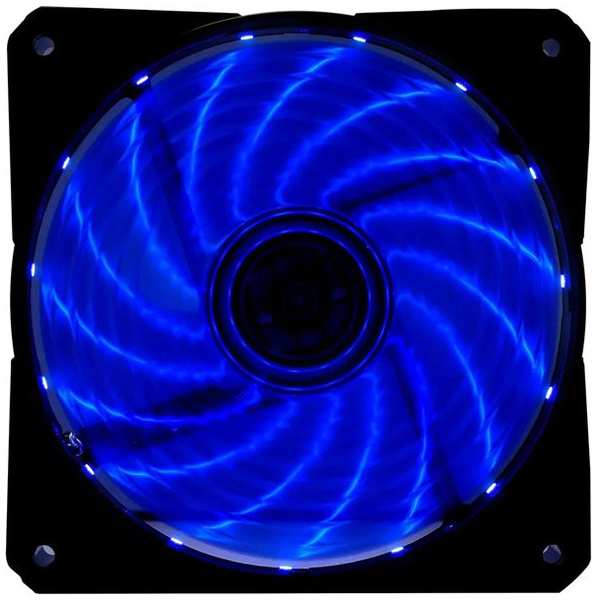 Вентилятор для компьютера Digma DFAN-LED-BLUE 120x120x25mm 3-pin 4-pin Molex23dB 372673725