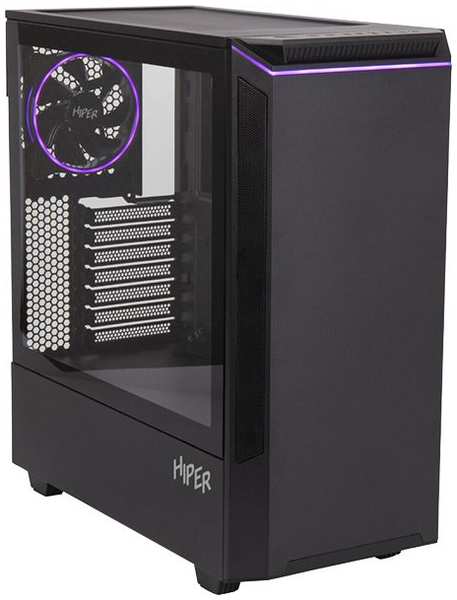 Корпус для компьютера HIPER PB81 черный без БП ATX 4x120mm 2xUSB2.0 2xUSB3.0 audio bott PSU 372673897