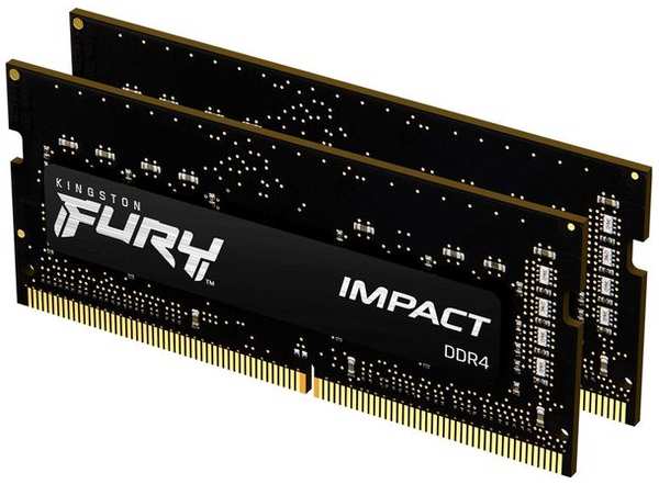 Оперативная память Kingston FURY Impact SODIMM DDR4 32GB (Kit of 2) 3200MHz (