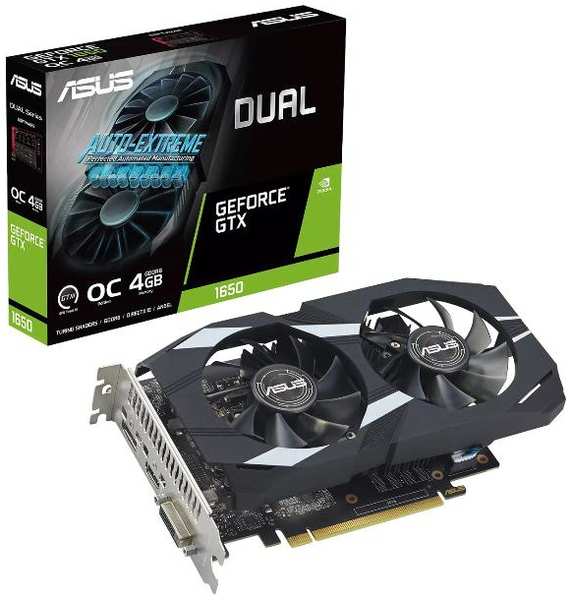 Видеокарта ASUS GeForce GTX 1650 Dual EVO OC Edition (DUAL-GTX165 372679602