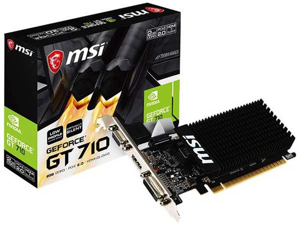 Видеокарта MSI GeForce GT 710 2GD3H LP 2048Mb low profile 372679817