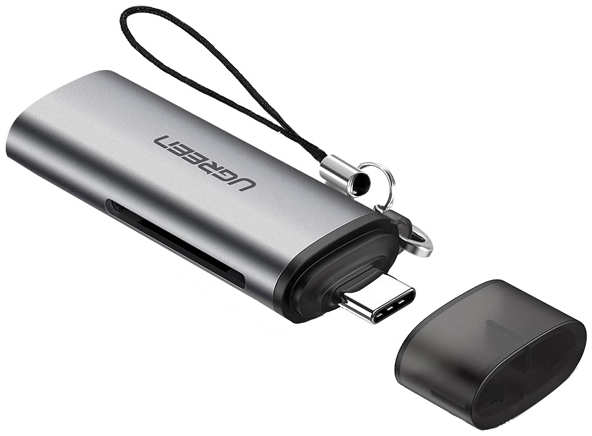 Картридер uGreen USB-C 3,1 для Карт памяти TF/SD (50704) 50704