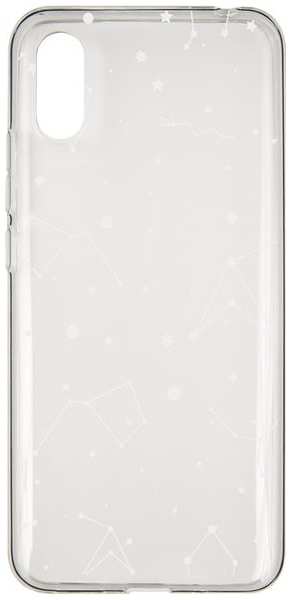 Накладка силиконовая Barn&Hollis для Xiaomi Redmi 9A прозрачная с принтом (звездное небо)