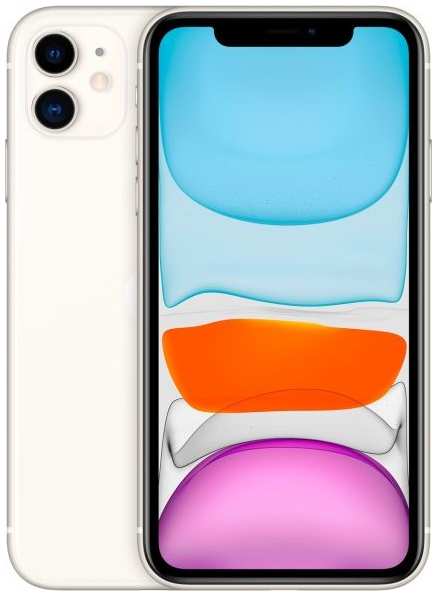 Смартфон Apple iPhone 11 128GB nanoSim/eSim White(A2221) 372855802