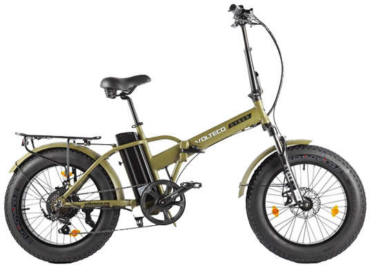 Электрический велосипед Volteco CYBER хаки (022303-2171) 372877106