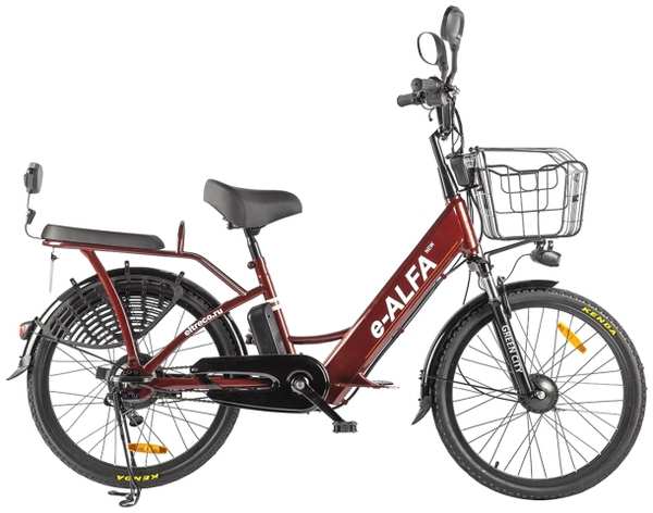 Электрический велосипед Green City e-ALFA new коричневый (022301-2153) 372877179
