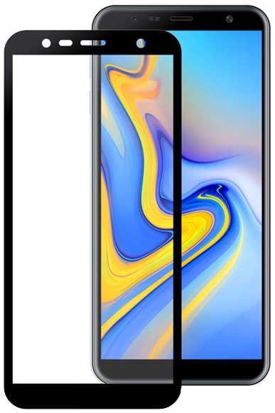 Защитное стекло для смартфона MOBIUS Galaxy J6 Plus 2018 3D Full Cover Black 372880225