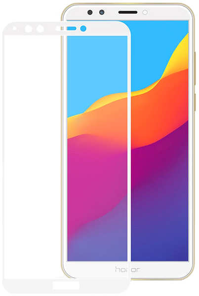 Защитное стекло для смартфона MOBIUS для Huawei Honor 7C Pro 3D Full Cover (White)