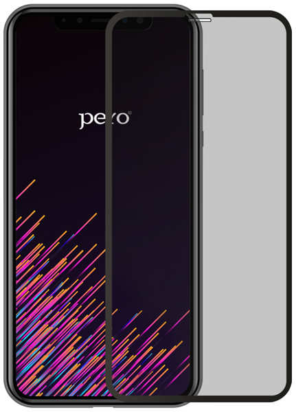 Защитное стекло Pero Для iPhone 7/8 Plus, черное (PGFGP-I7/8P) 372884304