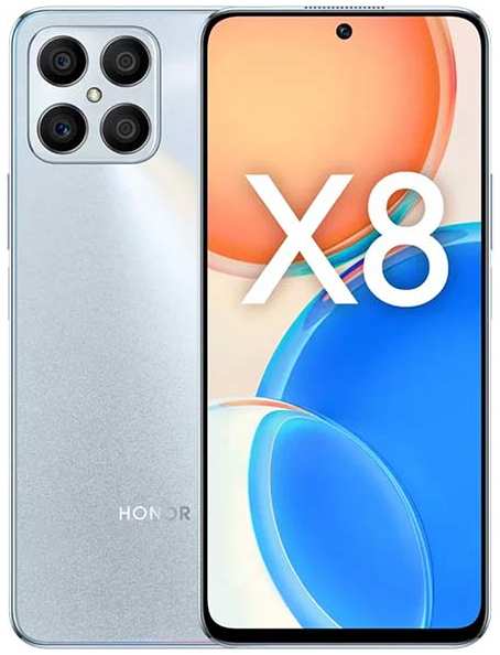 Смартфон HONOR X8 6/128GB Titanium Silver 3774401025