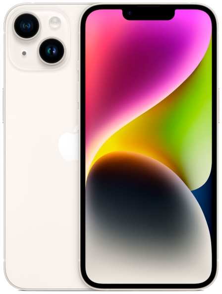 Смартфон Apple iPhone 14 128GB 2 nanoSim Starlight 3774401184