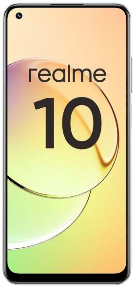 Смартфон realme 10 (4G) 8/256Gb Clash White белый 3774401908