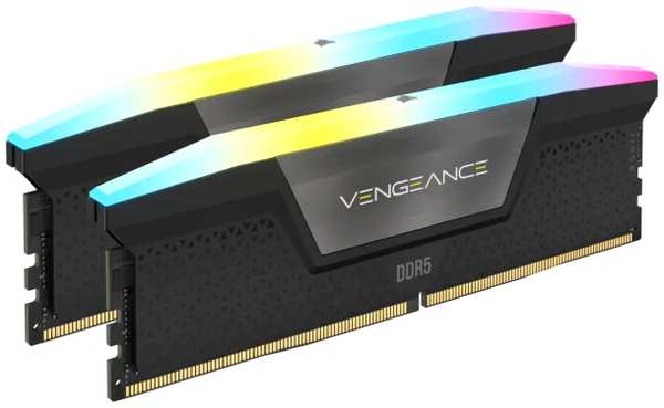 Оперативная память Corsair Vengeance RGB DDR5 32 ГБ 5600МГц DIMM (CMH32GX5M2B5600C40) (2x16Gb Kit) 3774403850