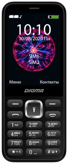 Мобильный телефон Digma Linx C281 Black (LT2067PM) 3774410201