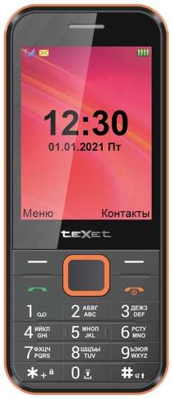 Мобильный телефон teXet TM-302 Black/Red 3774411760