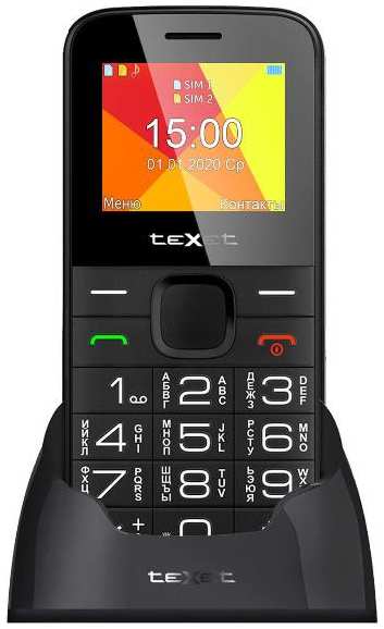 Мобильный телефон teXet TM-B201 Black 3774412958