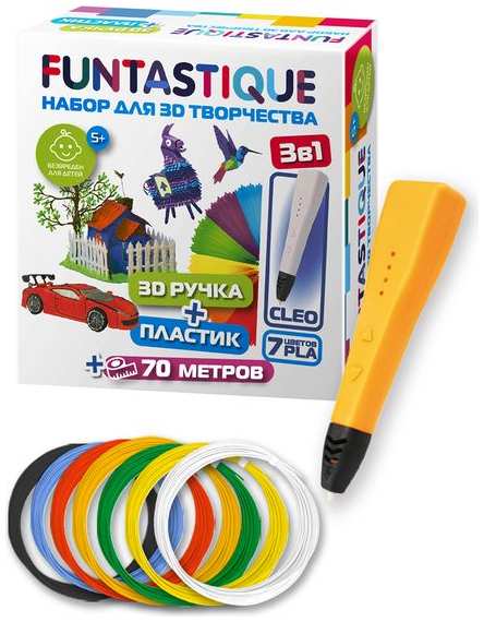 3D-ручка Набор Funtastique FPN04O-PLA-7 3774413870