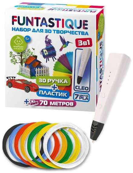 3D-ручка Набор Funtastique FPN04W-PLA-7 3774413875