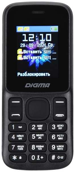 Мобильный телефон Digma Linx A172 32MB Black 3774415915