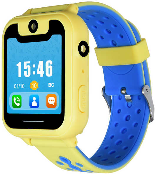 Часы с GPS трекером Digma Kid K7m Yellow/Blue 3774427827