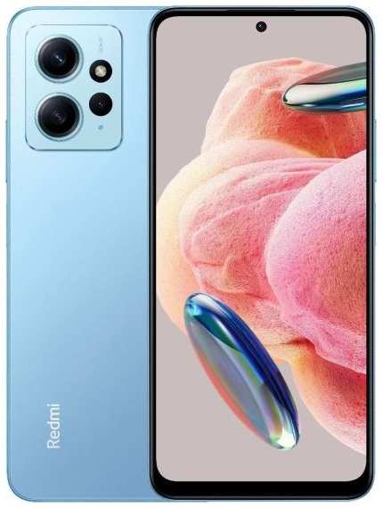 Восстановленный смартфон Xiaomi Redmi Note 12 6/128GB Blue, хороший 3774492952