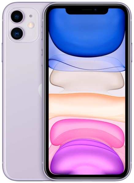 Восстановленный смартфон Apple iPhone 11 64GB nanoSim/eSim Purple, отличный 3774494741