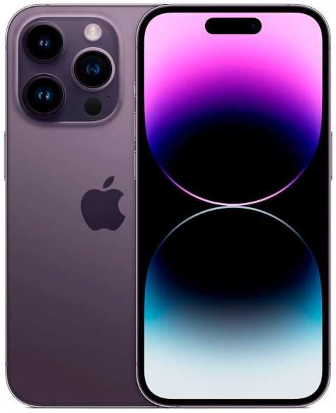 Восстановленный смартфон Apple iPhone 14 Pro 256GB Deep Purple (Dual Sim), отличный 3774494980
