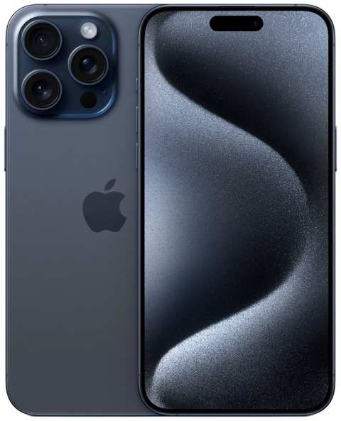 Восстановленный смартфон Apple iPhone 15 Pro Max 256GB Blue Titanium (Dual Sim), отличный 3774498762