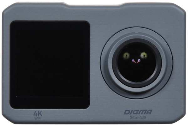 Видеокамера экшн Digma DiCam 520 Grey 3784460816