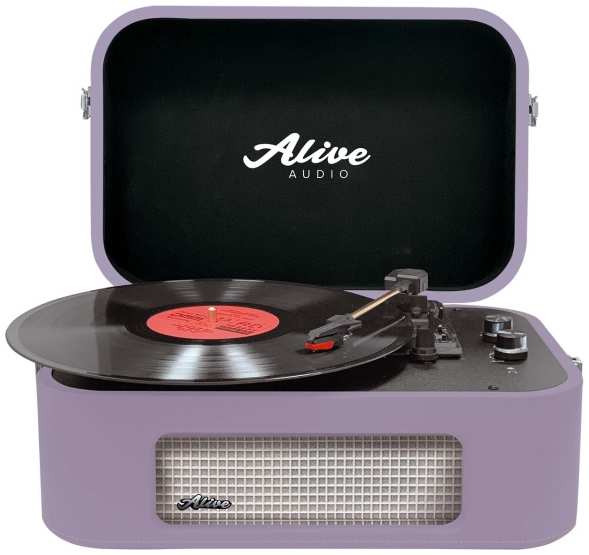 Виниловый проигрыватель Alive Audio STORIES Lilac Bluetooth (STR-06-LL) 3784461492