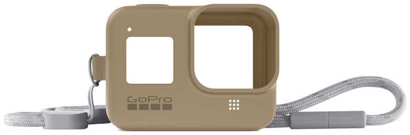 Силиконовый чехол с ремешком GoPro Sleeve + Lanyard HERO8 Sand (AJSST-006) 3784466280